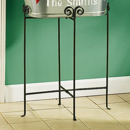 Personalized Stand for Galvanized Beverage Tub