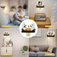 thumbnail image 5 of Ghost Campfire Nightlight，3D LED Fake Fire Spooky Wall Decor Ghost Roasting Marshmallow Plug,2024 Halloween Night Light Flickering, Lamp,Halloween Flameless Candle Party Decoration, 5 of 10