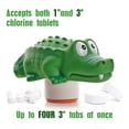 thumbnail image 5 of XY-WQ Chlorine Floater, Floating Pool Chlorine Dispenser (Alligator), Fits 1 and 3 Inch Tablets for Large and Small Pools, Hot Tub, Spa, 5 of 6