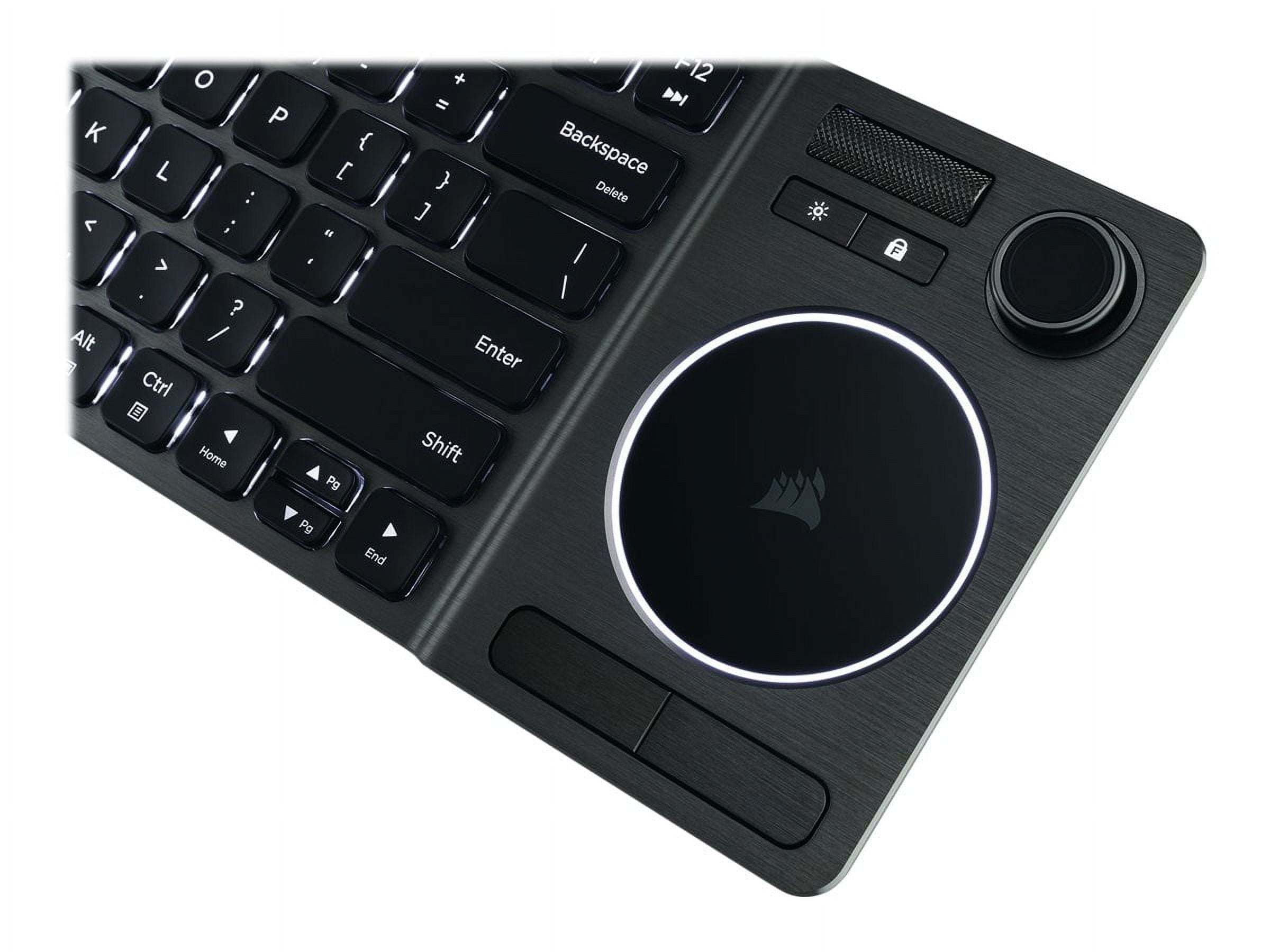 CORSAIR K83 Entertainment - Keyboard - with touchpad, pointing