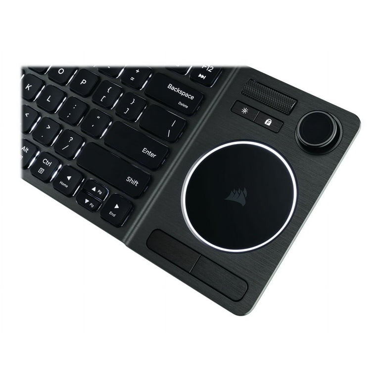 CORSAIR K83 Entertainment - Keyboard - with touchpad, pointing