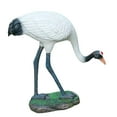 thumbnail image 5 of Outdoor Garden Statue Miniature Sculptures Crane Novelty Free Standing Bird Statues Decoy for Tabletop Lawn Home Swimming Pool Decoration 13cm, 5 of 9