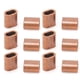 thumbnail image 5 of Kit surtido de sujeción de abrazadera de cuerda de bucle de prensado ovalado de cobre M3 con funda de cuerda de alambre de 20 piezas, 5 of 8