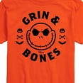 thumbnail image 3 of The Nightmare Before Christmas - Grin And Bones - Men's Short Sleeve Graphic T-Shirt, 3 of 5