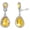 Golden yellow, variant on Classic Austrian Crystal Tear Drop Clip on Dangle Earrings for Women[a0598]