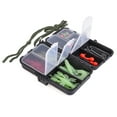 thumbnail image 4 of Fishing Rod Reel Combo Full Kit 1.5m Telescopic Fishing Rod Spinning Reel Set with Hooks Soft Lures Barrel Swivels Storage Bag, 4 of 7