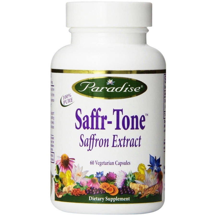 Paradise Herbs Saffr-Tone Saffron Extract, 60 CT by Paradise Herbs