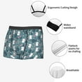 thumbnail image 5 of Wukai Forest Rabbit Print Men’s Underwear Breathable Boxer Briefs,&nbsp;Moisture Wicking & Breathable-Small, 5 of 7