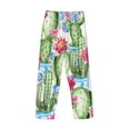 thumbnail image 5 of Xecao Flowers and Cactus Men's Straight Lounge Pajama Pants: The Ultimate in Comfortable Sleepwear, 5 of 9