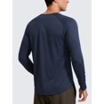 thumbnail image 2 of Remera CRZ YOGA de Manga Larga, Tecnología Antitranspirante, Azul Marino XL, 2 of 5