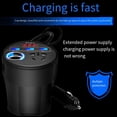thumbnail image 4 of Car Inverter Power Inverter 12V To 110V Car Outlet Adapter 12V Inverter - Black, 4 of 7