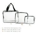 thumbnail image 2 of unbranded Bolsa De Cosméticos Transparente PVC Para Organización Y Uso Multifuncional, 2 of 5