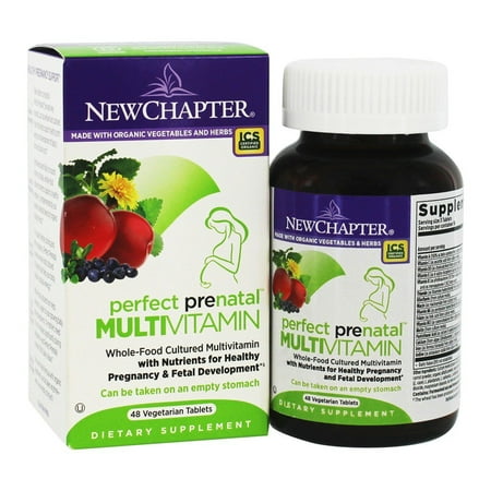 New Chapter - Parfait prénatale multivitamines - 48 Vegetarian Tablets