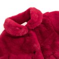 thumbnail image 3 of Vedolay Casual Tops for Girl Girls Cozy Jacket Fall Winter Casual Fuzzy Outwear Coat,Red 18-24 Months, 3 of 5