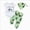 A72-Newborn Bodysuit-Green, variant on 6-9 Months Preemie Boy's Tractor And Fishing Theme Fun Alphabet Suit With Tights And Baby Hat Set Boys And Girls Baby Romper Pajamas Crawling Clothes