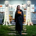 thumbnail image 6 of 2PCS Halloween Decorations Outdoor Halloween Decor Hanging Outdoor String Lights Glowing Ghost Large Light-Up Spooky Ghosts Halloween Lights for Home Tree Garden Yard, 6 of 8