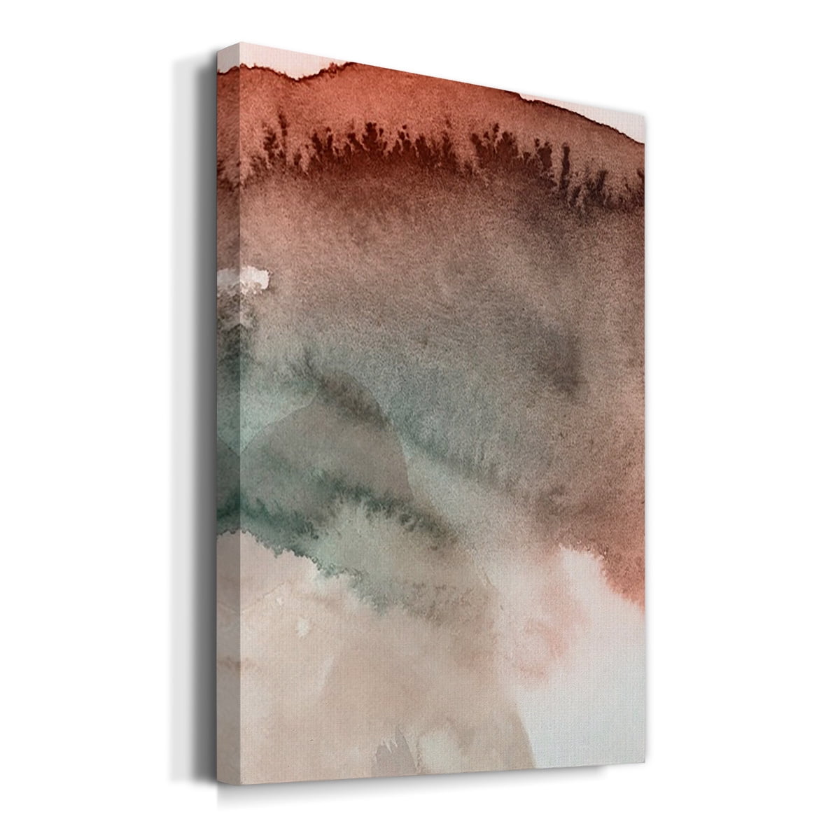 Red Ochre Abstract IV Premium Gallery Wrapped Canvas - Ready to Hang