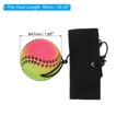 thumbnail image 2 of Uxcell 1.9 Inch Sports Wrist Ball, Baseball Rubber Wrist Return Ball Sport for Exercise, Mixed Colors, 2 of 5