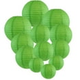 thumbnail image 2 of Linternas De Papel Linternas de lámpara de papel de 4 pulgadas Lámpara de bola de papel plegable para fiesta de boda verde Sywqhk Libre de BPA, 2 of 5