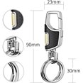 thumbnail image 5 of Llavero Giratorio Elegante Para Coche Carro Automovil con gira 360 Grados Regalo hombre mujer （2pcs） Zefei Wu 9024735055242, 5 of 5