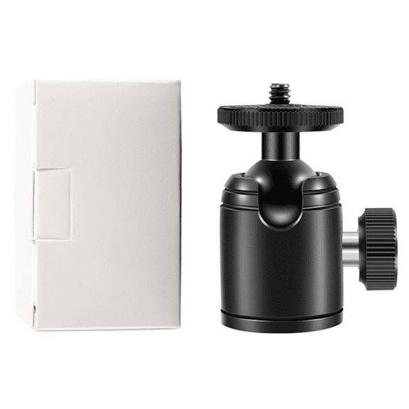Mini Ball Head with 1/4" Screw Mount Adapter 360 degree Swivel Tripod Ball Head for Camera