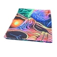 thumbnail image 1 of Tapiz De Calavera, Accesorios Coloridos De Tapiz De Luz Negro Hechas A Mano Tapiz Trippy Música Divertida Arte De Pared Hippie Reactivo UV Colgante De Pared, 1 of 7