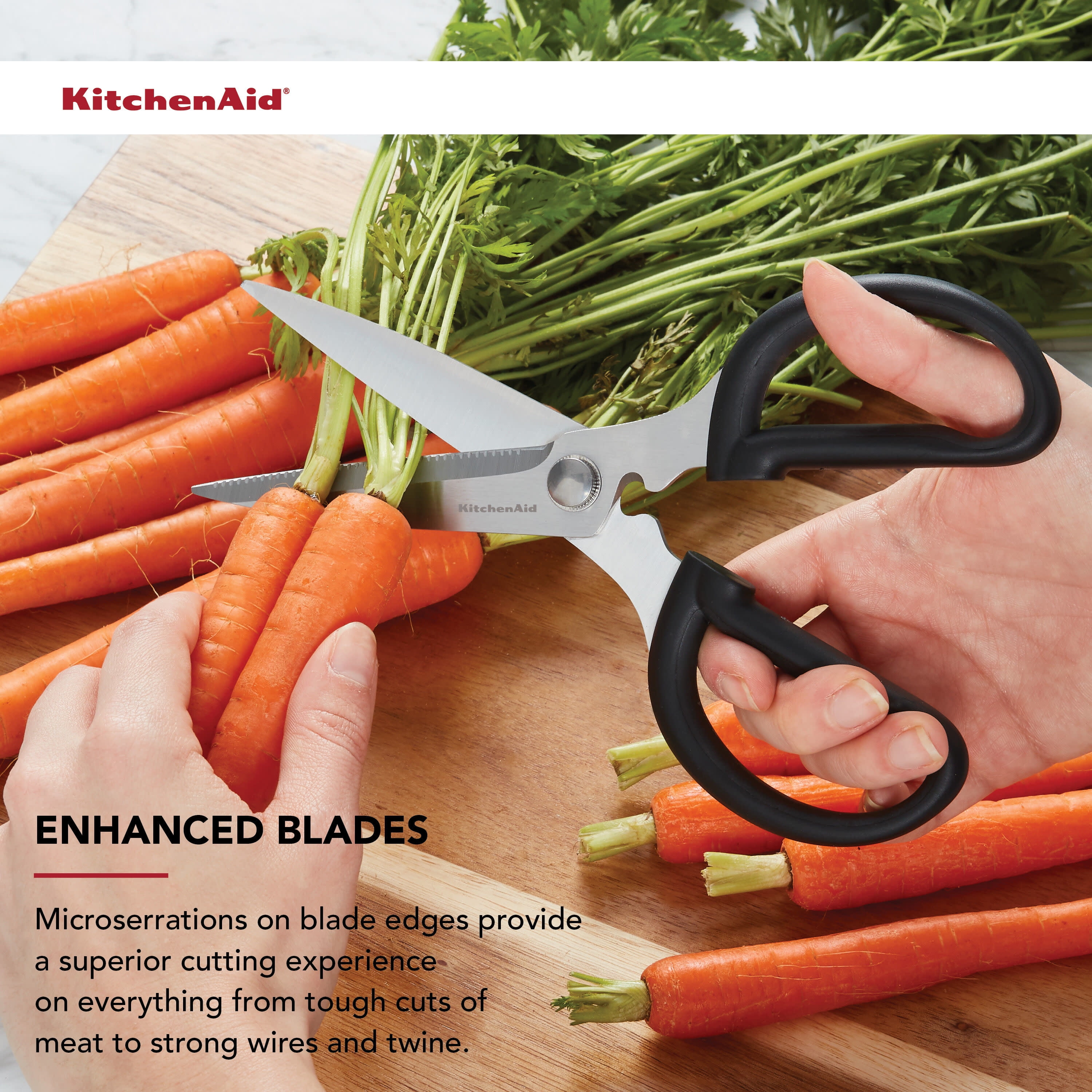 Kitchenaid All Purpose Shears with Soft Grip-Red