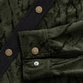 thumbnail image 4 of Betivan Men's Corduroy Top Double Tone Cracked Casual Versatile Shirt Jacket Men's Long Sleeved Lapel Top/shirt Mens Casual Outerwear Warm Fall Winter Clothing, 4 of 6