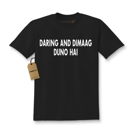 Expression Tees Daring And Dimaag Duno Hai SRK Kids T-shirt