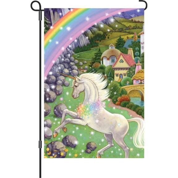 Premier Garden Size Flag - Unicorn