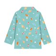 thumbnail image 4 of Psesaysky Girls Half Zip Sweatshirt Cartoon Ice Cream Print Fleece Quarter Zip Pullover Sweatshirts Fall Winter Clothes for Teen Girl Kids Athletic Winter Jacket 10-11 Years, 4 of 6