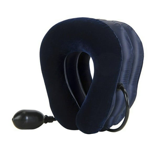 Soumake Neck Stretcher Inflatable Neck Brace for Neck Pain Relief Adjustable Cervical Traction Pillow Neck Traction Device for Muscle Spasm Relief