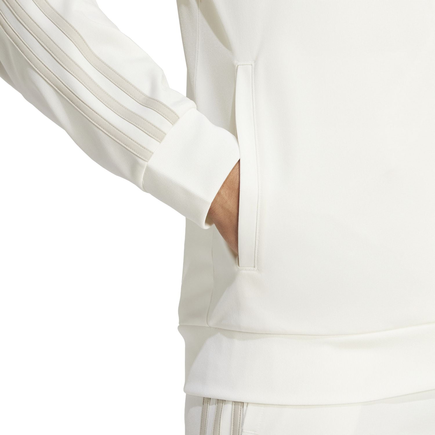 adidas Men's Big Essentials Warm-Up 3-Stripes Track Top, Black