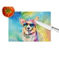thumbnail image 2 of Corgi Hippie Dawg Glass Cutting Board Large 12 in x 15 in, 2 of 5