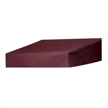 IDM Worldwide  Classic Door Canopy in Burgundy 4 ft.