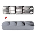 thumbnail image 1 of Kitchen Drawer Tray, Kitchen Drawer Organizer Space Saving Anti Slip Base  Forks, 1 of 8