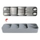 thumbnail image 4 of Bandeja para cubiertos, bandeja organizadora para cajones de cocina, organizador para cajones de cocina, caja de almacenamiento para cuchillos y cucharas, calidad superior, 4 of 11