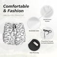 thumbnail image 4 of Rateoe Hand Drawn Snake Printed 2 in 1 Women's Workout Shorts for Athletic Gym Running Shorts with Phone Pockets-XX-Large, 4 of 7