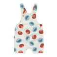 thumbnail image 3 of Sesame Street Elmo and Cookie Monster Baby Shortall Overalls with Hat Set (Boys), 3 Piece Set, Sizes 3M-24M, 3 of 7