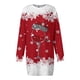 thumbnail image 3 of Vestidos Elegantes Para Mujer Vestido Casual de Manga Larga Con Cuello Redondo y Estampado Navideño de Moda de Otoño E Invierno Para Mujer, 3 of 3