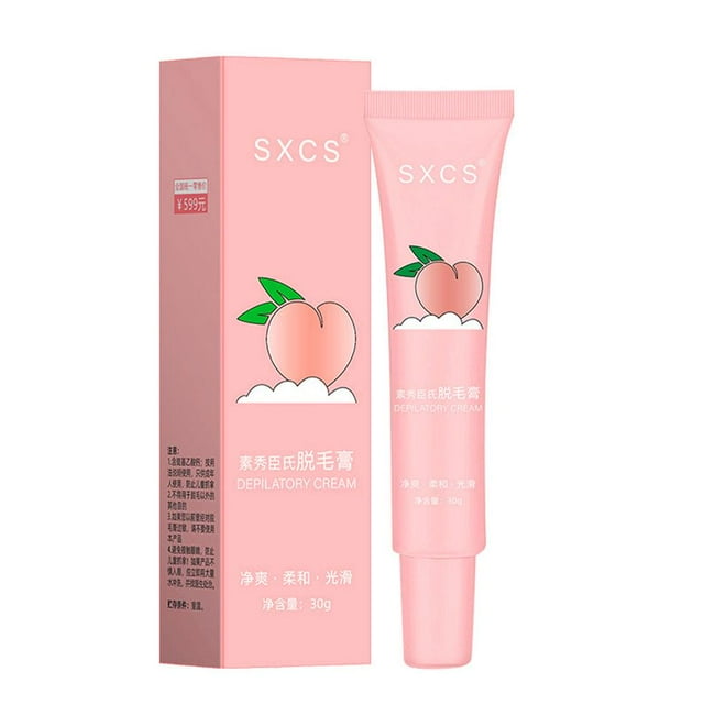 Painless Hair Removal Cream Peach Hair Removal Cream Removal Non-Irritating Inhibit Wax Gentle