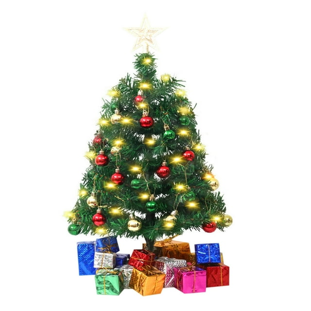 Christmas Tree Decorations 45cm Christmas Tree Ornament Mini Christmas Tree Desktop Package Office Ornament Christmas Decorative Tree Christmas Decorations on Clearance