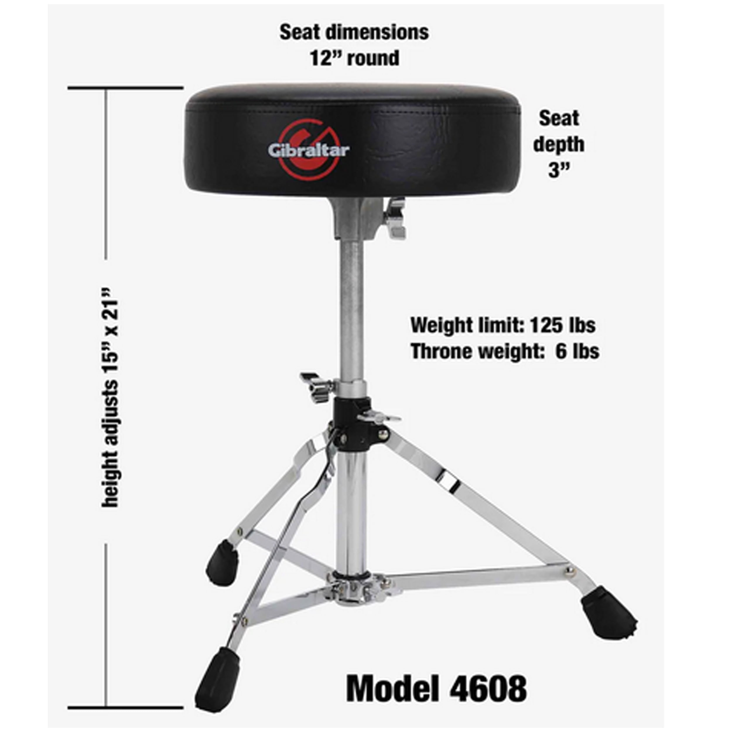 Gibraltar Round Drum Throne - 13"
