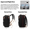 thumbnail image 2 of Mochila para portátil MOLNIA, expandible, 3 en 1, 17.3 pulgadas, impermeable, negra, 2 of 7