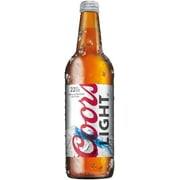 Coors Light Beer, Light Lager Beer, 22 FL OZ Bottle, 4.2% ABV