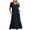 Navy formal dresses for women, variant on up to 60% off Gifts Usmixi Formal Dresses for Women Casual Empire Waist Loose Flowy Ruffle Swing A Line Pocket Long Dresses V-Neck Short Sleeve Solid Summer Maxi Dress Navy s