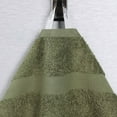thumbnail image 6 of Superior Franklin Cotton 18-Piece Assorted Towel Set, Forest Green, 6 of 11