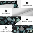 thumbnail image 5 of Teal Black Botanical Outdoor Rug 3x5 Ft, Non Slip Washable Area Rug, Spring Eucalyptus Leaves Greenery Patio Rugs Carpet Runner, Large Floor Mat for Indoor/Outdoor Deck Porch Camping, 5 of 8