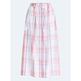 thumbnail image 5 of Free Assembly Women's and Women's Plus Button-Front Cotton Maxi Skirt, Sizes XS-4X, 5 of 5