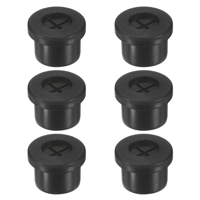 Uxcell 6-Pack Grommets de Goma para Cableado Grommet de Agujero de Escritorio de 12 mm